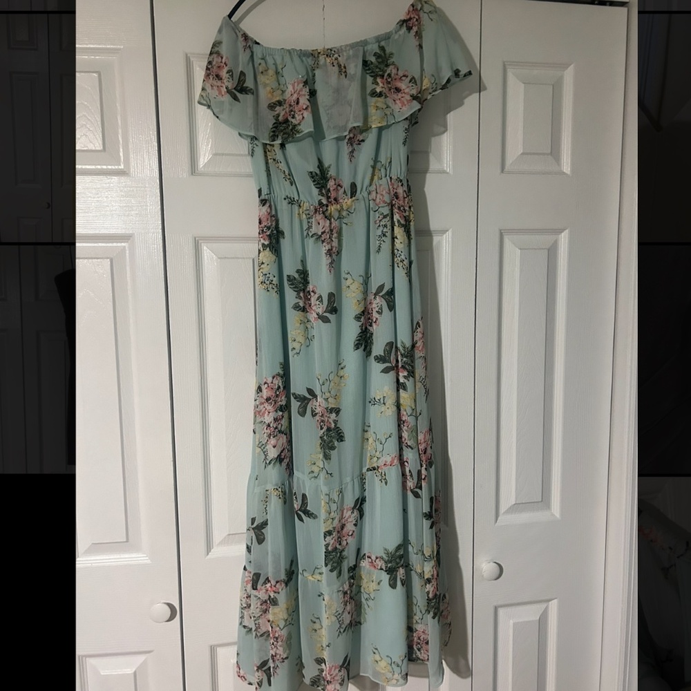 Madison Jules Midi Off shoulder dress